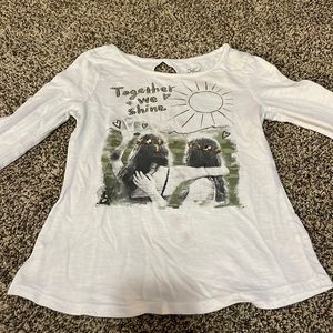 Justice shirt. Size 8